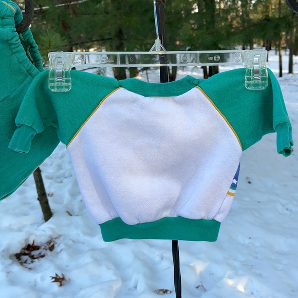 80s Set of 3 Kids Baby Disney Pooh Aviation Pilot Snoopy Sweatshirts - Picture 12 of 15